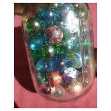 (2) Jars of Marbles