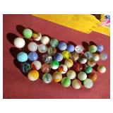 Marble Lot - Some Uranium Glass