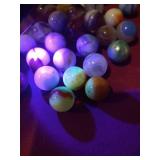 Marble Lot - Some Uranium Glass