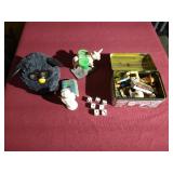 Misc Treasure Hunt Lot - Furby, Metal Dog Etc