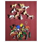 Plastic Animals & Cracker Jack Toys
