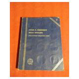 Kennedy Half Dollar Book With (12) Silver!