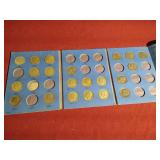 Kennedy Half Dollar Book With (12) Silver!