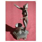 Vintage French Metal Art Statue