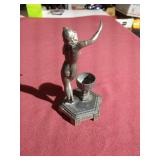 Vintage French Metal Art Statue