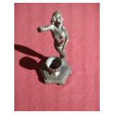 Vintage French Metal Art Statue