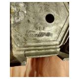 Vintage French Metal Art Statue