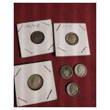 (6) Silver Dimes