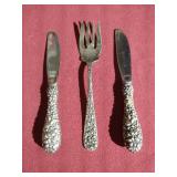 (3) Stieff Sterling Silver Flatware Pieces