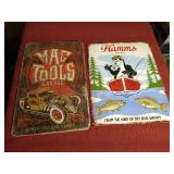 (2) Retro Tin Signs - Mac Tools & Hamm