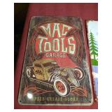 (2) Retro Tin Signs - Mac Tools & Hamm