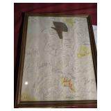 Framed 1978 Denver Broncos Autographs