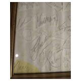 Framed 1978 Denver Broncos Autographs