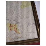 Framed 1978 Denver Broncos Autographs