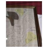 Framed 1978 Denver Broncos Autographs
