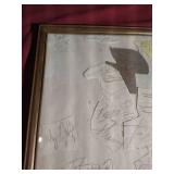 Framed 1978 Denver Broncos Autographs