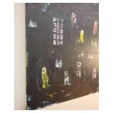 Original Acrylic Mixed Media Paining by Eddie Hamilton. "It