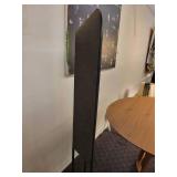 A modern "Race Track" Floor Lamp by Maria Yee.