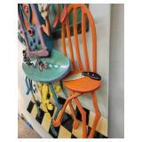 Three Blind Mice by Roark Gourly. Enameled 3-D Construction.