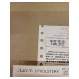 A pair of modern armchairs by Swaim.