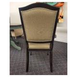 Round Pedestal Dining Table with 2 Dining Chairs.