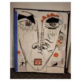 Original Art by David Cook in the manner of Jean Michael Basquiat