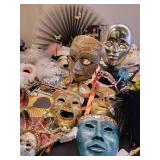 Lot Of Venetian Style Masks