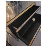 Bedroom set by Ello. Queen Bed, Armoire & Nightstand.