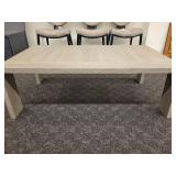 A Stylish Wood Grain Cocktail Table.