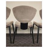 A set of 3 "Bliss" Dining Chairs by Elite Modern Furniture.