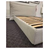 Queen Size Bed Frame with Soft Headboard.