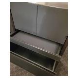 Black Office Storage Cabinet by BDI.