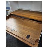 BDI Office Work Cabinet with lockable drawers.