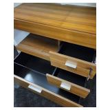 BDI Office Work Cabinet with lockable drawers.