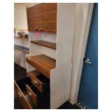 BDI Office Work Cabinet with lockable drawers.