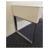 A BDI Furniture Office Desk in Modern White.