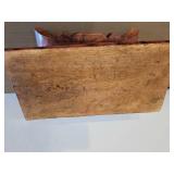 An African Ashanti Stool. Knotted design.