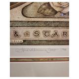 "Fool of Moon & Stars". signed Ltd Ed etching by Alice Villanueva.