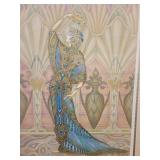 Lucien Krief Ltd Ed. Framed Serigraph 118/250.  Dancer.