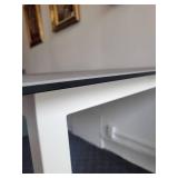 A Counter Height Table with a Ceramic Top by Johnston Casuals.