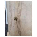 A Henredon Burl Drum Table.