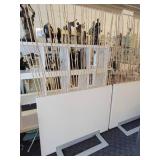 A Pair of Rare Bamboo Room Dividers by Ekornes.