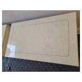 A pair of Vintage White of Mebane Asian Chinoiserie 3 Drawer Dresser.