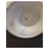 Vintage Giuseppe Armani Capodimonte Figurine. Men on Beach Rock with Wine & Pipe.