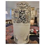 A Bone Carved Buddha Statue with Stand.