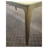 Dining Table by Elite Modern. Scratch Resistant Etched Glass Top.