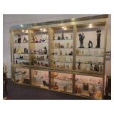 A large Display Case by Ello. Case only, contents not included.