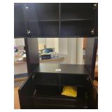 Black Office Storage Cabinet by BDI.