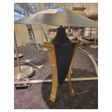 A large lot of lamps (as is) and shades (good condition).