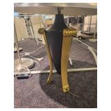 A large lot of lamps (as is) and shades (good condition).